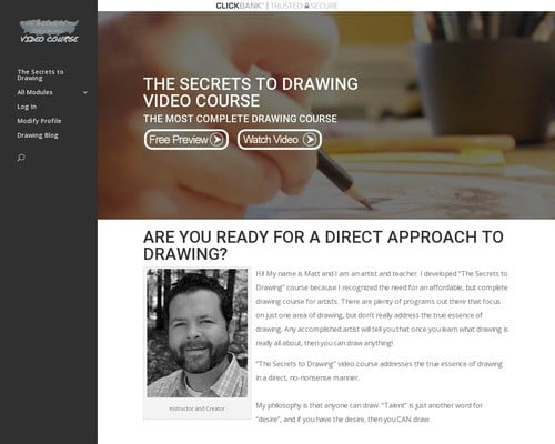 The Secrets to Drawing Video Course | The Secrets to Drawing