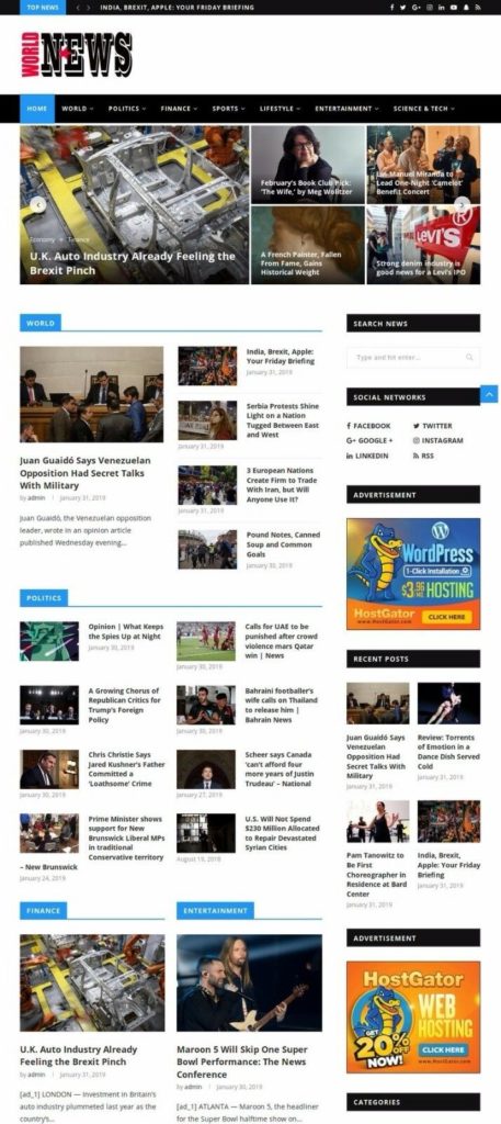 Automated Wordpress NEWS Website - Turnkey Profitable Site