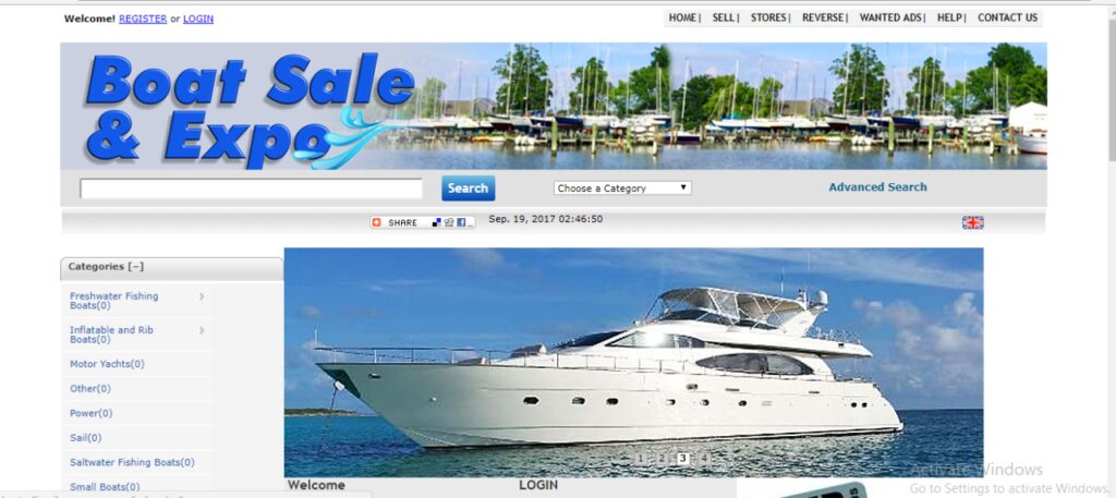 Boat Selling Website.. Free Installation + Free Hosting