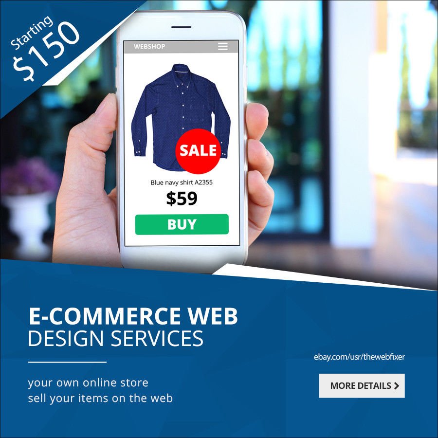 ECOMMERCE WEBSITE /  WEBSHOP  / WEB DESIGN - YOUR OWN ONLINE STORE | UNLIMITED