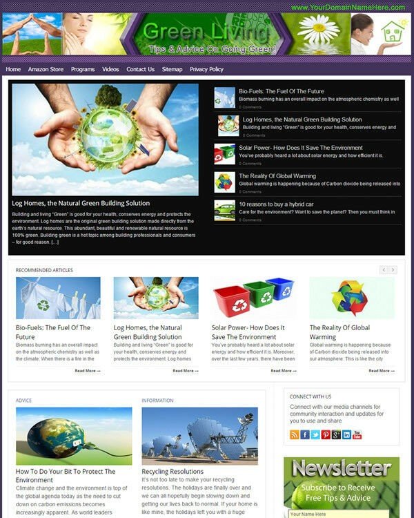 Green Living Website