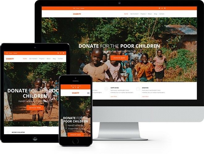 Non Profit Website Design, Custom Web design, Not-for-profit Website Design