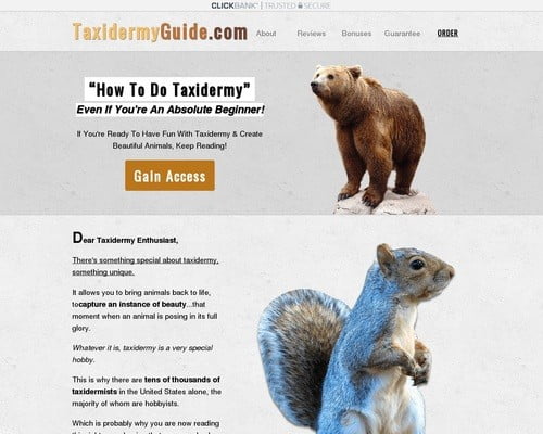 Taxidermy Made Easy