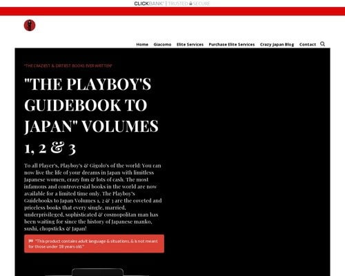 The Playboy's Guidebooks To Japan - 75% Commision