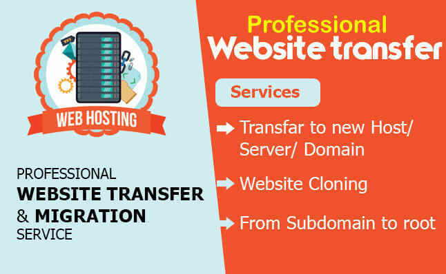 Transfer your website to a new domain. Migrate and move it in just hours!