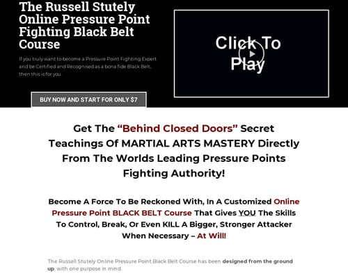 Become A Pressure Point Fighting Expert