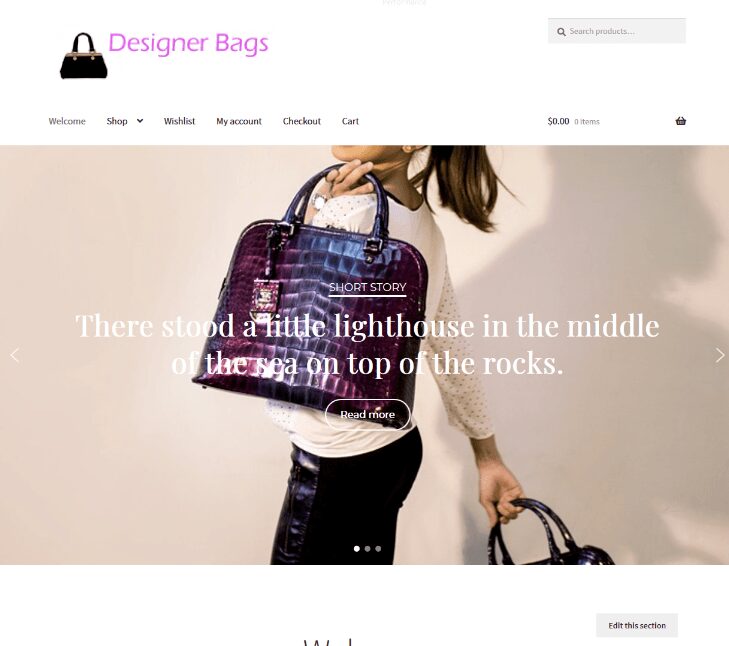 Designer Bags Website Business For Sale Affiliate Website Business On SALE