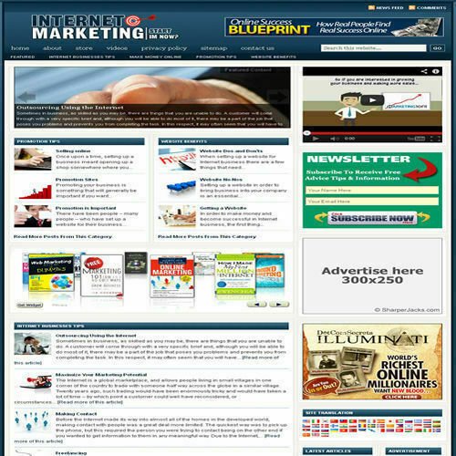 Established 'INTERNET MARKETING' Website Turnkey Business (FREE HOSTING)