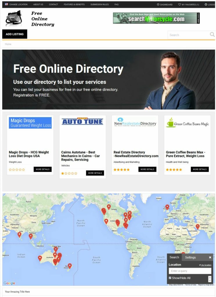 FREE ONLINE DIRECTORY WEBSITE & DOMAIN FOR SALE - free-online-directory.com