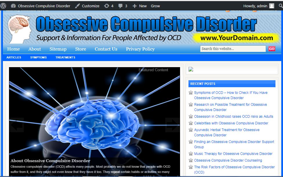 Great Obsessive Compulsive Disorder Store Website Free Installation+Free Hosting