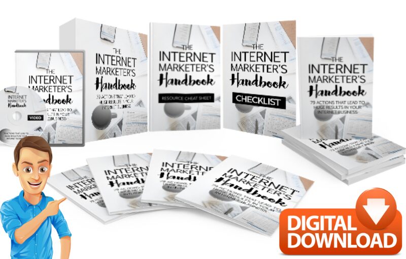 Internet Marketer's Handbook Video Course &e. Book To Increase Internet Business