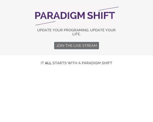 Paradigm Shift | Proctor Gallagher Institute