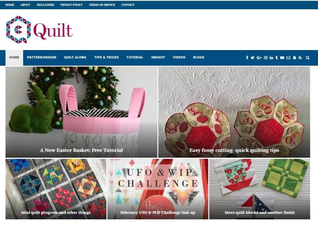 Quilting Automated Wordpress Website - Turnkey Site