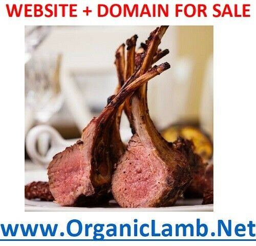 ~~ Ready Website + Domain for SALE ~~ www.OrganicLamb.Net~ Natural, Organic Meat