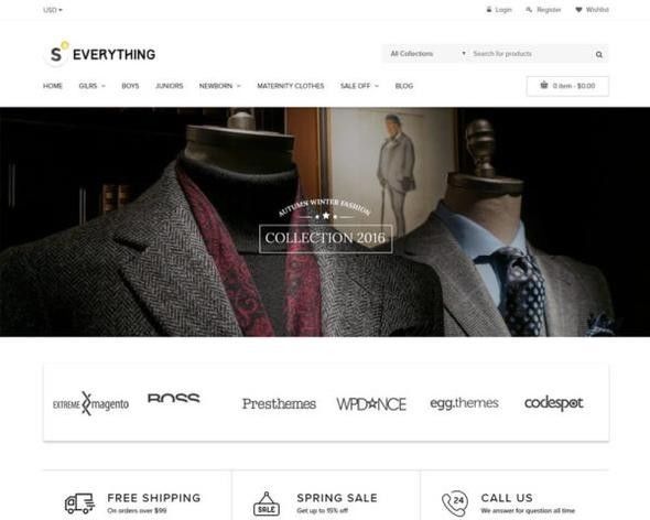 Turnkey Dropshipping Men’s Fashion Shopify Website / Store