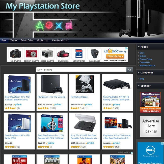 VIDEO GAME STORE - Easy-To-Operate, Highly Profitable Business Website For Sale!