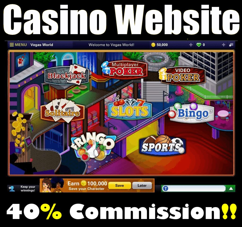 Website Vegas Games Fully Built Online Business Black Jack Poker Sports