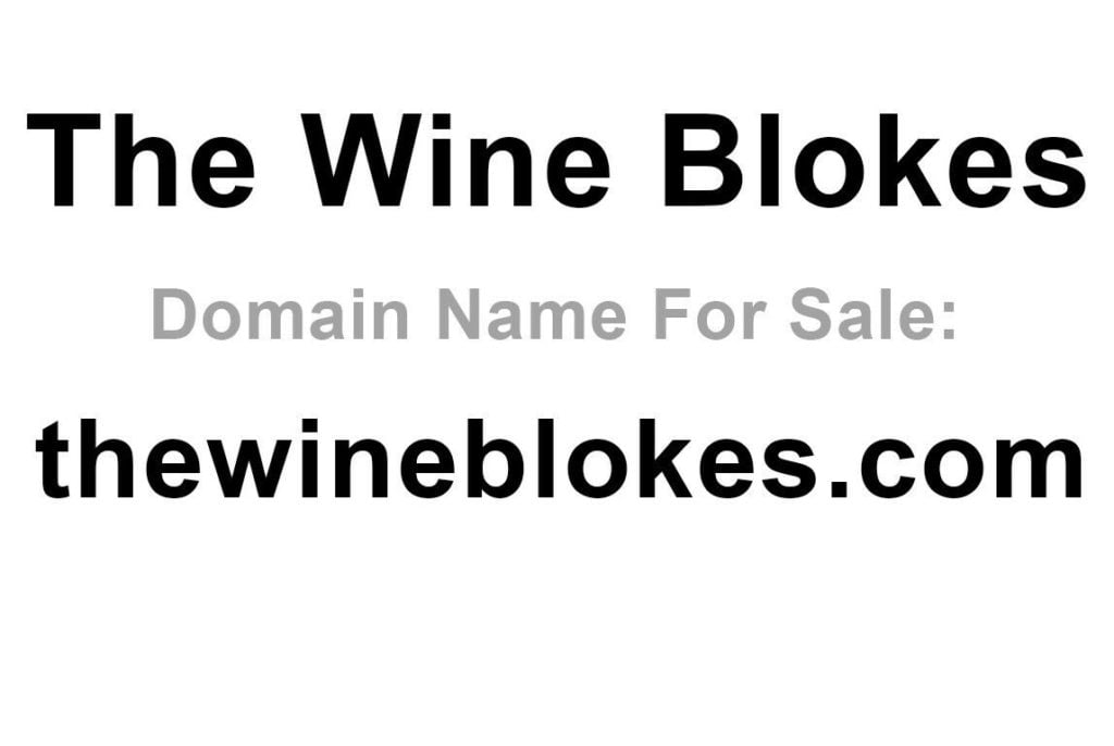 Wine Related Domain Name For Sale: The Wine Blokes - thewineblokes.com