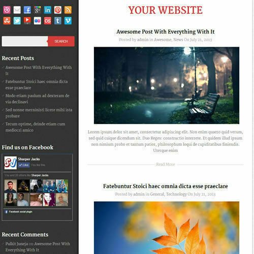 WordPress 'DIARY' Website News / Magazine Theme Business (FREE HOSTING)
