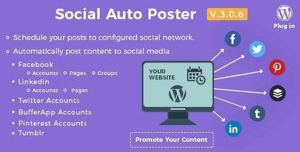 Wordpress ⭐ Social Auto Poster ⭐ ULTIMATE Premium VERSION 3.0.6