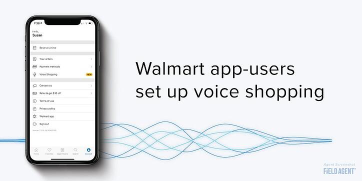 Walmart Siri Account