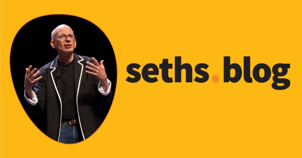 “There are several reasons” | Seth's Blog