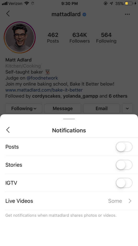instagram hacks - get notified when your favorite accounts post