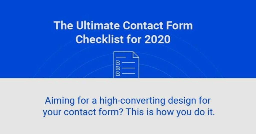 Contact Forms and Pages: A Checklist and Guide