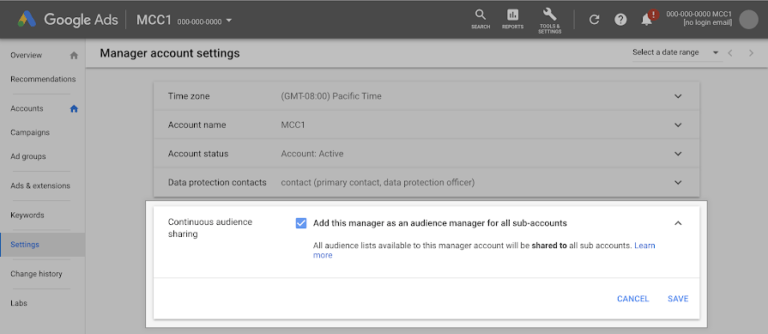 Google Ads Makes it Easy to Share Audience Lists Across Accounts