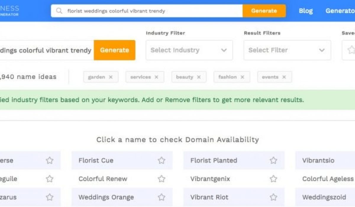 20 Business Name Generators for Small Businesses Good To SEO