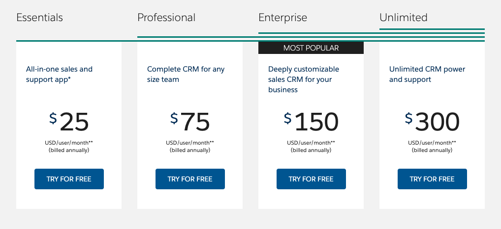 Pricing Page