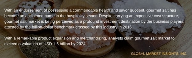 Gourmet salt industry