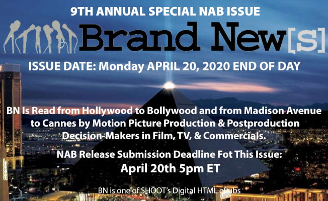 Guarantee Your NAB News Release Directly Reaches & Engages Film, TV, Commercial and Online Content Production and Postproduction Decision-Makers