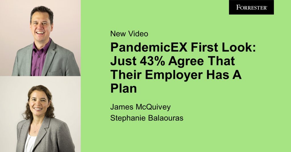 Just 43% Agree That Their Employer Has A Plan