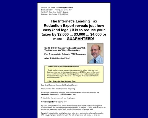 Ultimate Small Business Tax Reduction Guide