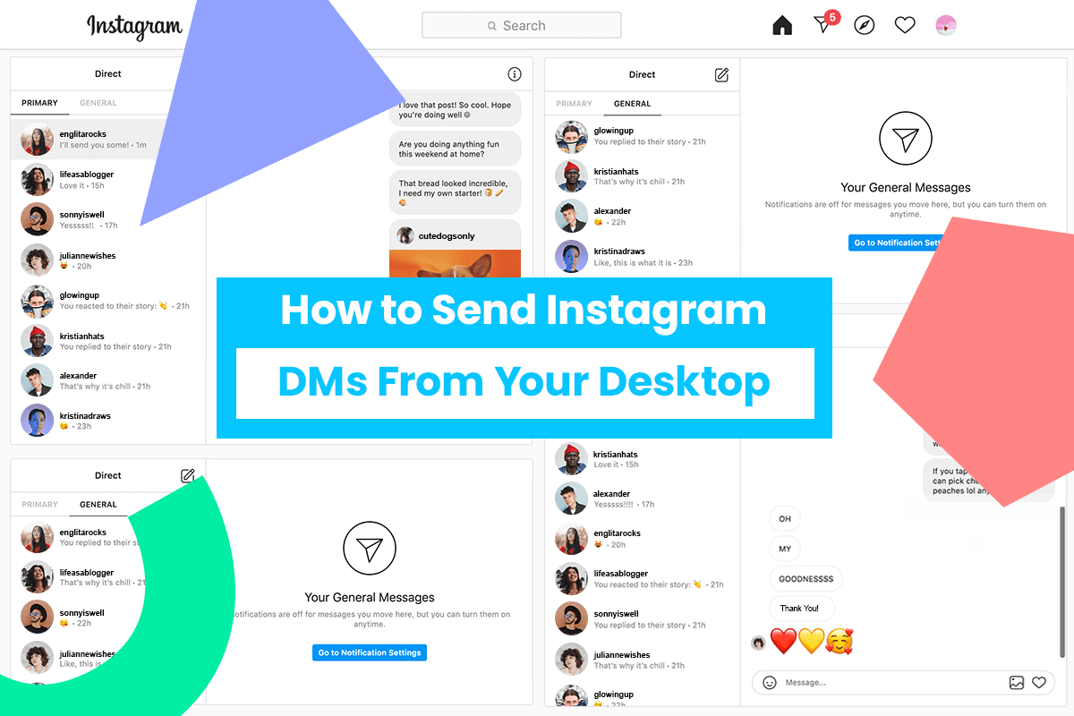 How to Send Instagram DMs From Your Desktop | Good To SEO