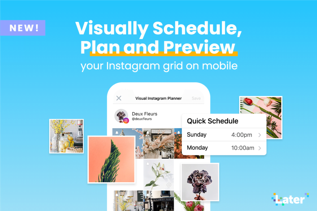 Visually Plan Your Feed On-the-go with Mobile Quick Schedule