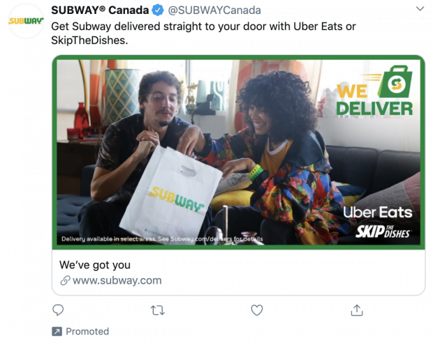 promoted tweet example