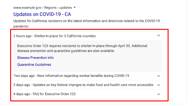 COVID-19 Special Announcements for Google & Bing: MoreVisibility