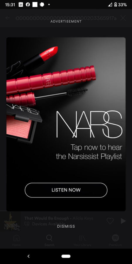 Spotify Teams Up With Cosmetics Brand Nars on Voice-Activated Campaign